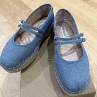 STEVE MADDEN Women's Brinn Denim Fab Platform Shoe - women's flats - view 6