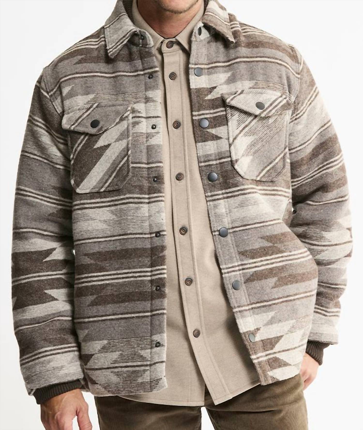 Jachs New York - Sherpa Lined Wool Blend Jacket