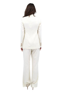 Iris Setlakwe - Striped One Button Blazer