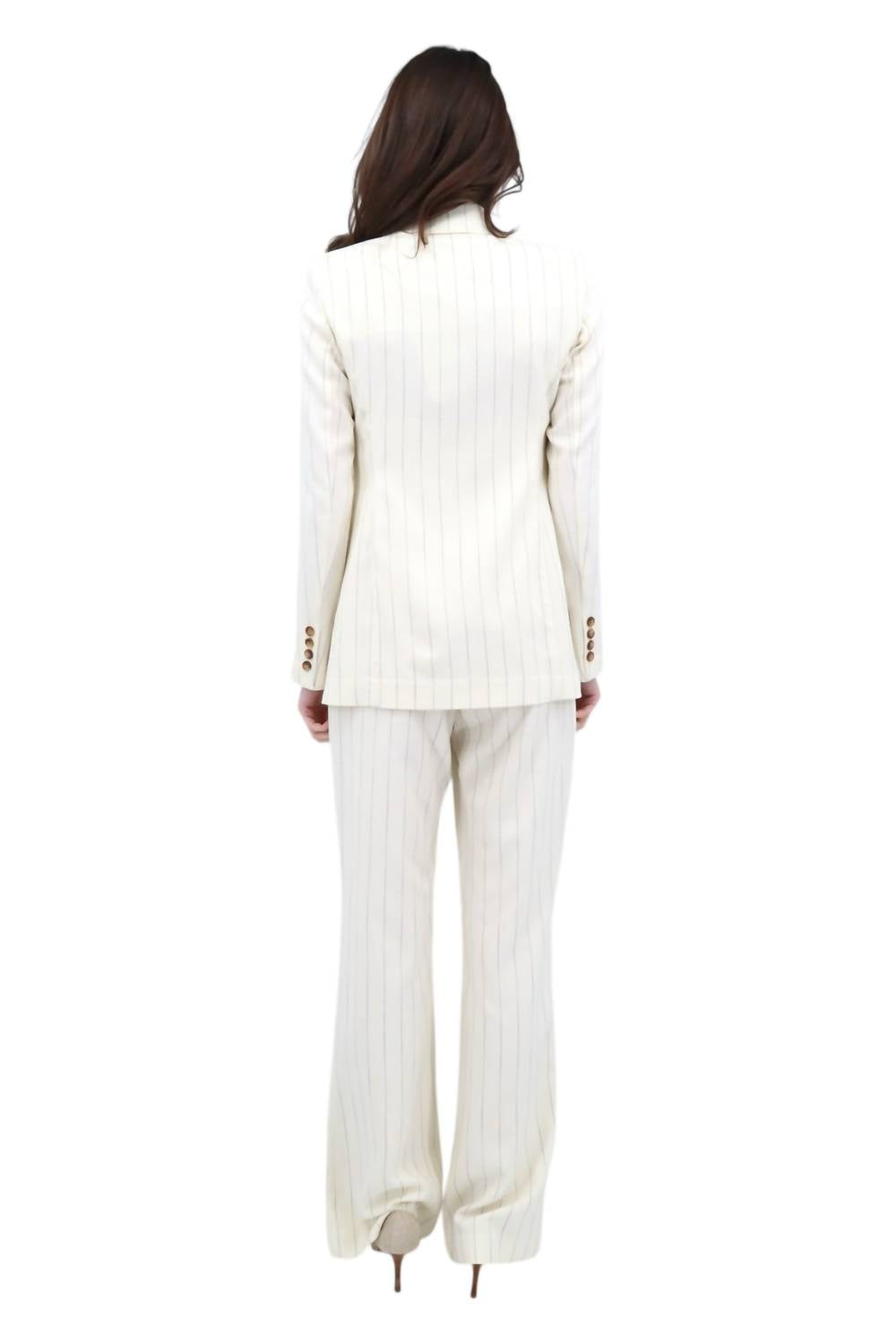 Iris Setlakwe - Striped One Button Blazer