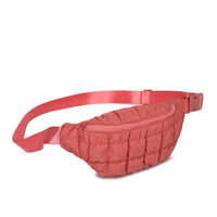 Sol And Selene - Women's Quilted Nylon Belt Bag