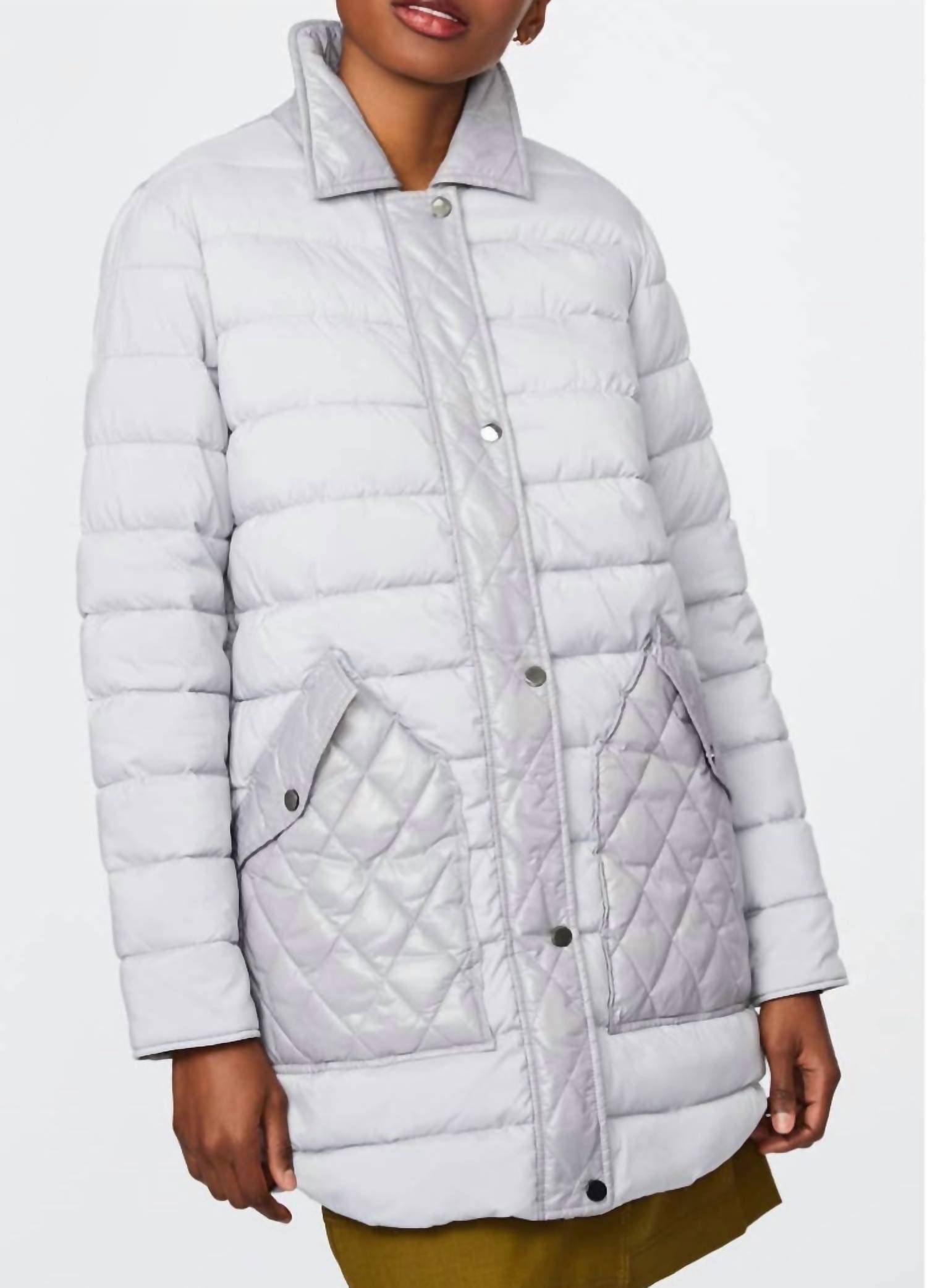 Bernardo - PATCH FIELD PUFFER COAT