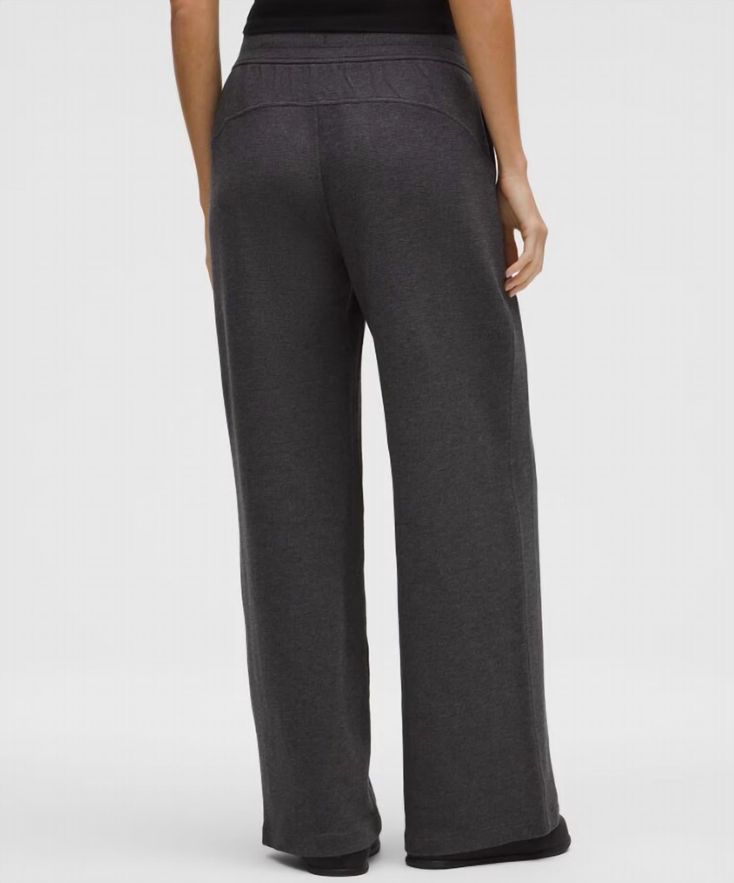Lululemon - Waffle Scuba Mid Rise Wide Leg Pant