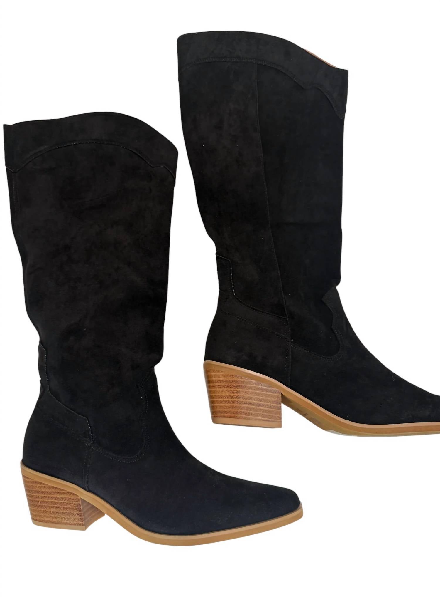 MiiM Women's Juliet Tall Boot in black - women's shoe