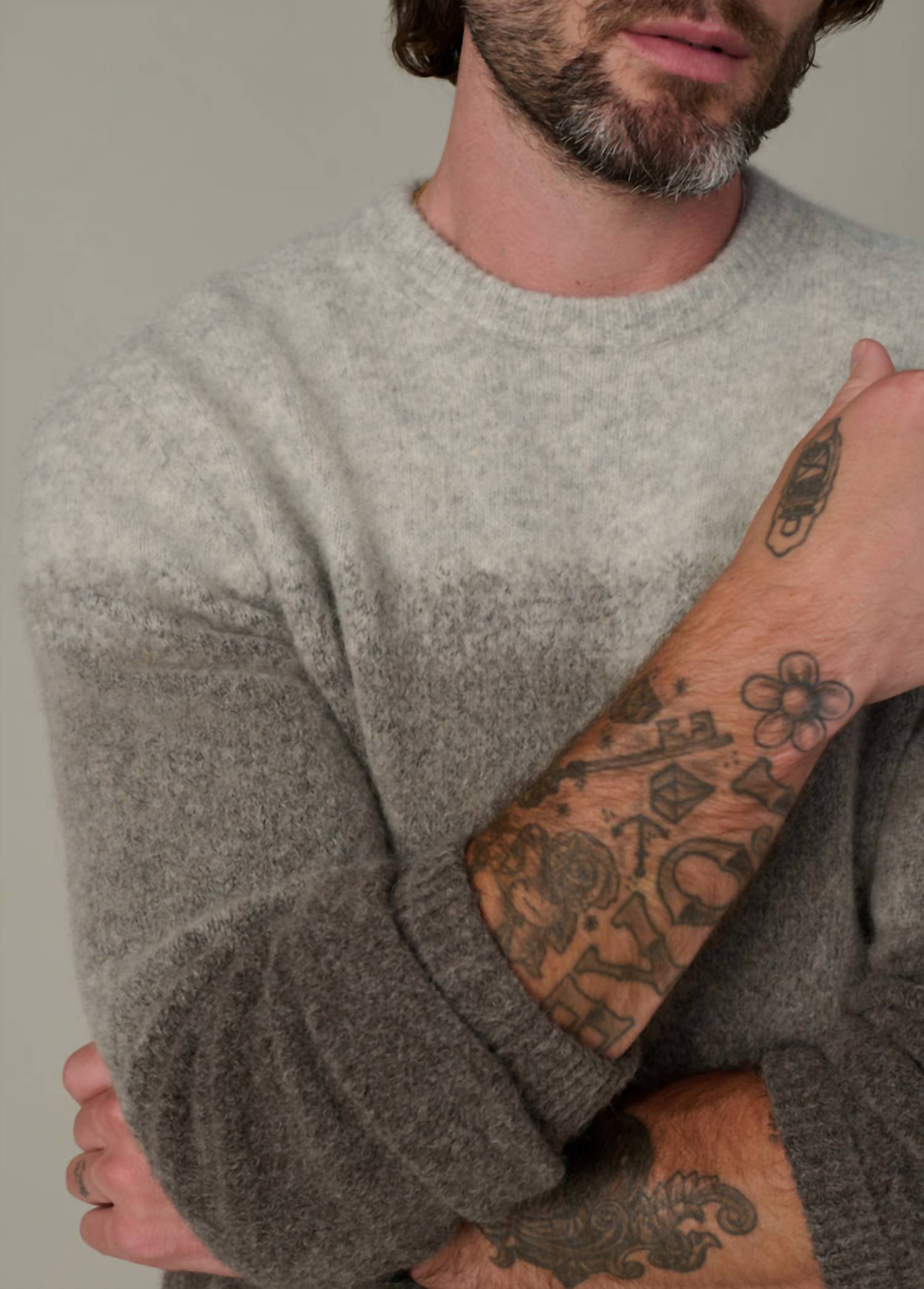 Joe'S Jeans - Ombre Striped Crew Neck Sweater