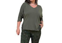 Cocco Bello - Women's Fine Knit Bat Sleeve Sweater