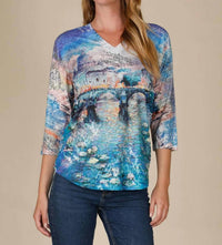Inoah - V Neck Knit Top