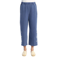 Jess & Jane - Cropped Button Pant