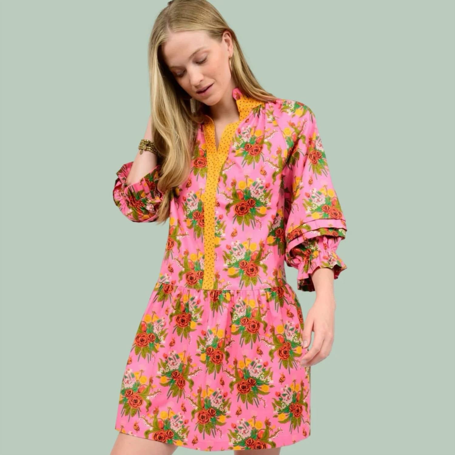 Uncle Frank - Bouquets of Flowers Dress