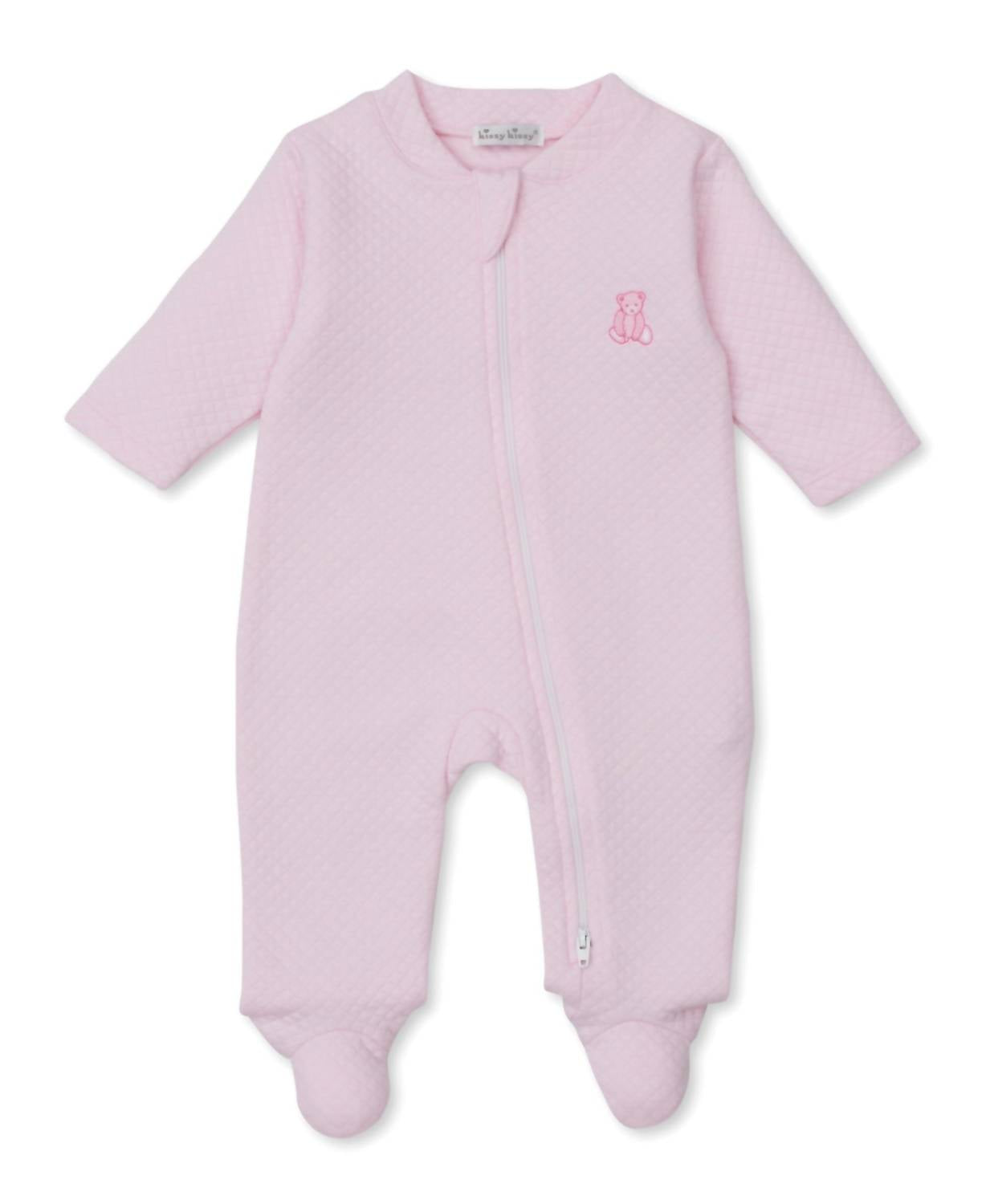 Kissy Kissy - Kid's Teddy Bear Time Jacquard Zip Footie