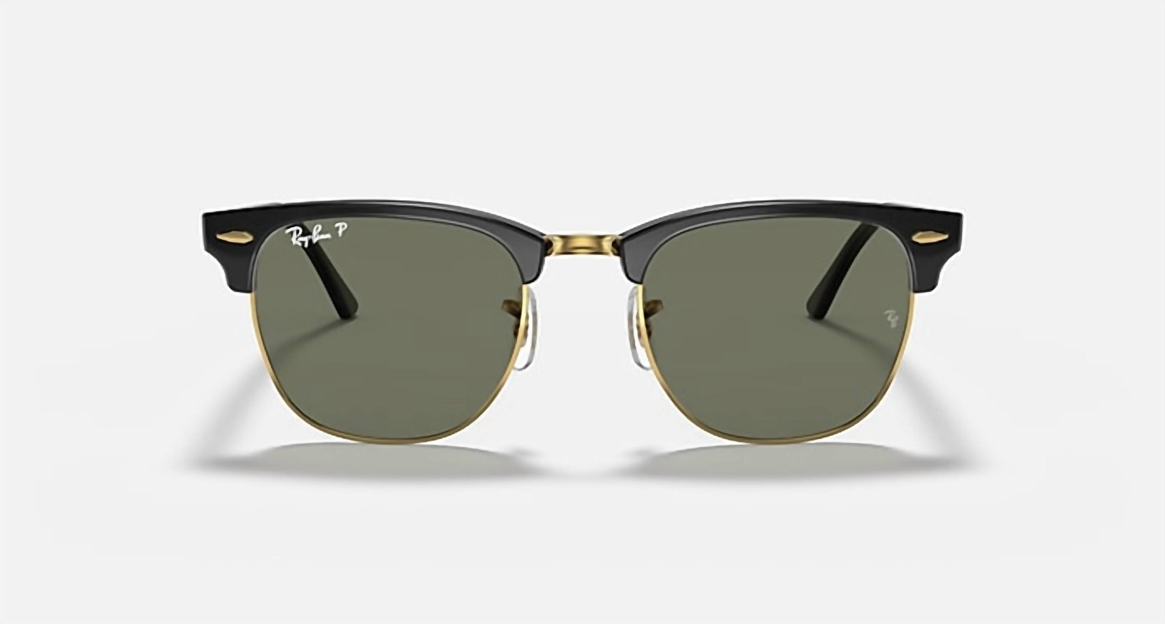 Ray Ban - Clubmaster Classic Large Polarized Sunglasses Rb3016 901/58