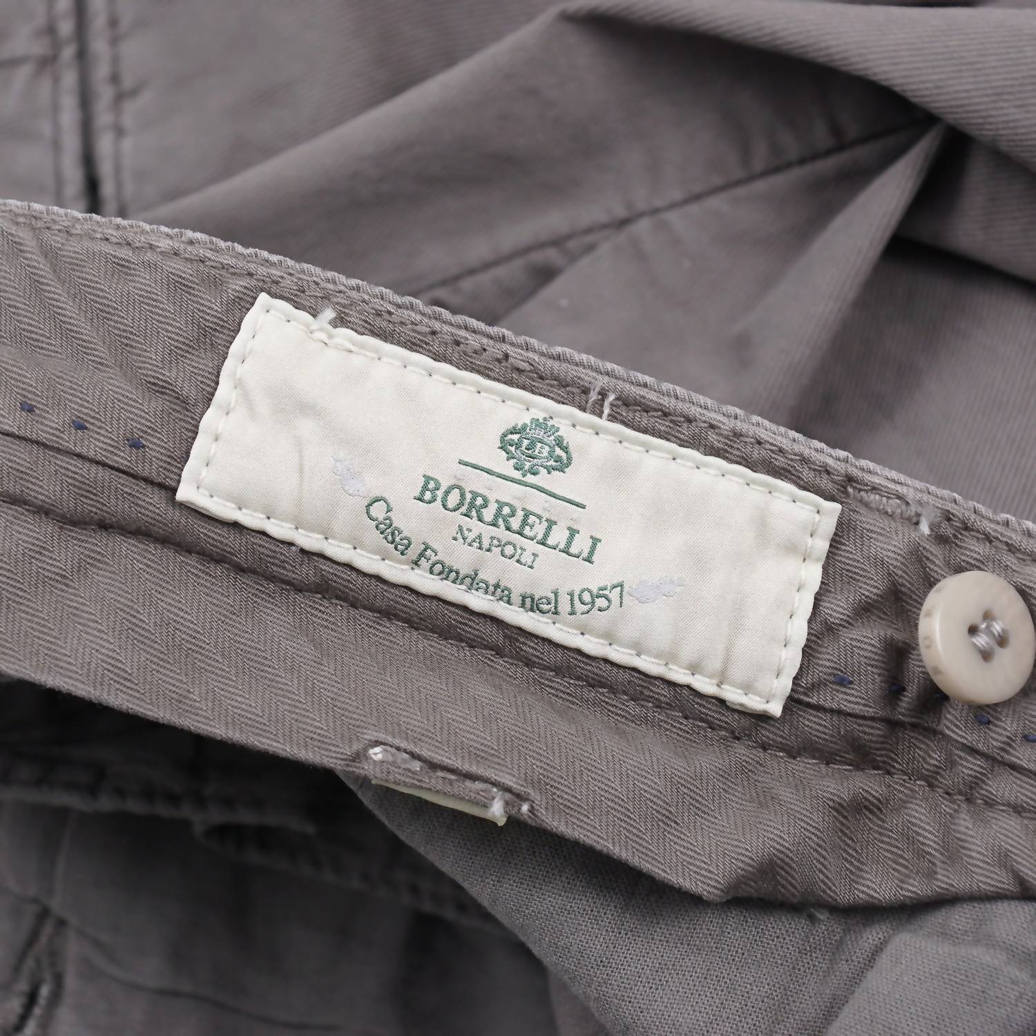 Luigi Borrelli Napoli - Men's Slim-fit Cotton Pants
