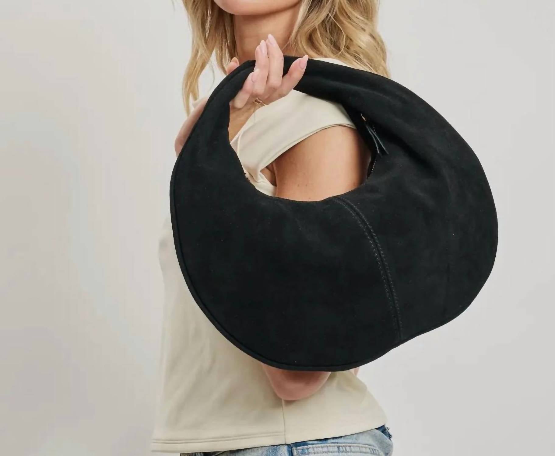 Moda Luxe - Farrah Suede Shoulder Bag