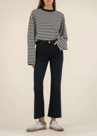 Kut From The Kloth - Kelsey High Rise Fab Ab Ankle Flare W/ Raw Hem Jeans