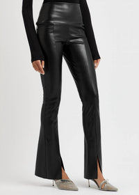 Norma Kamali - Lame Stretch-Jersey Flared Pants