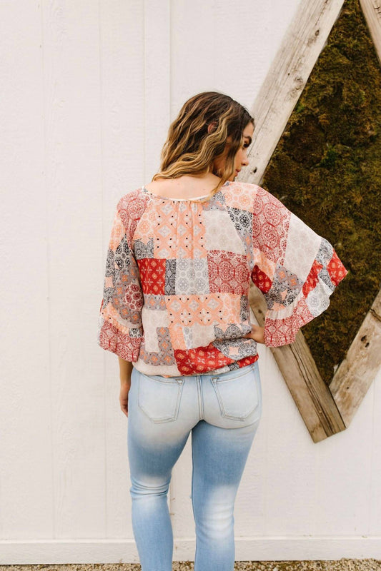 Patricia Patchwork Top