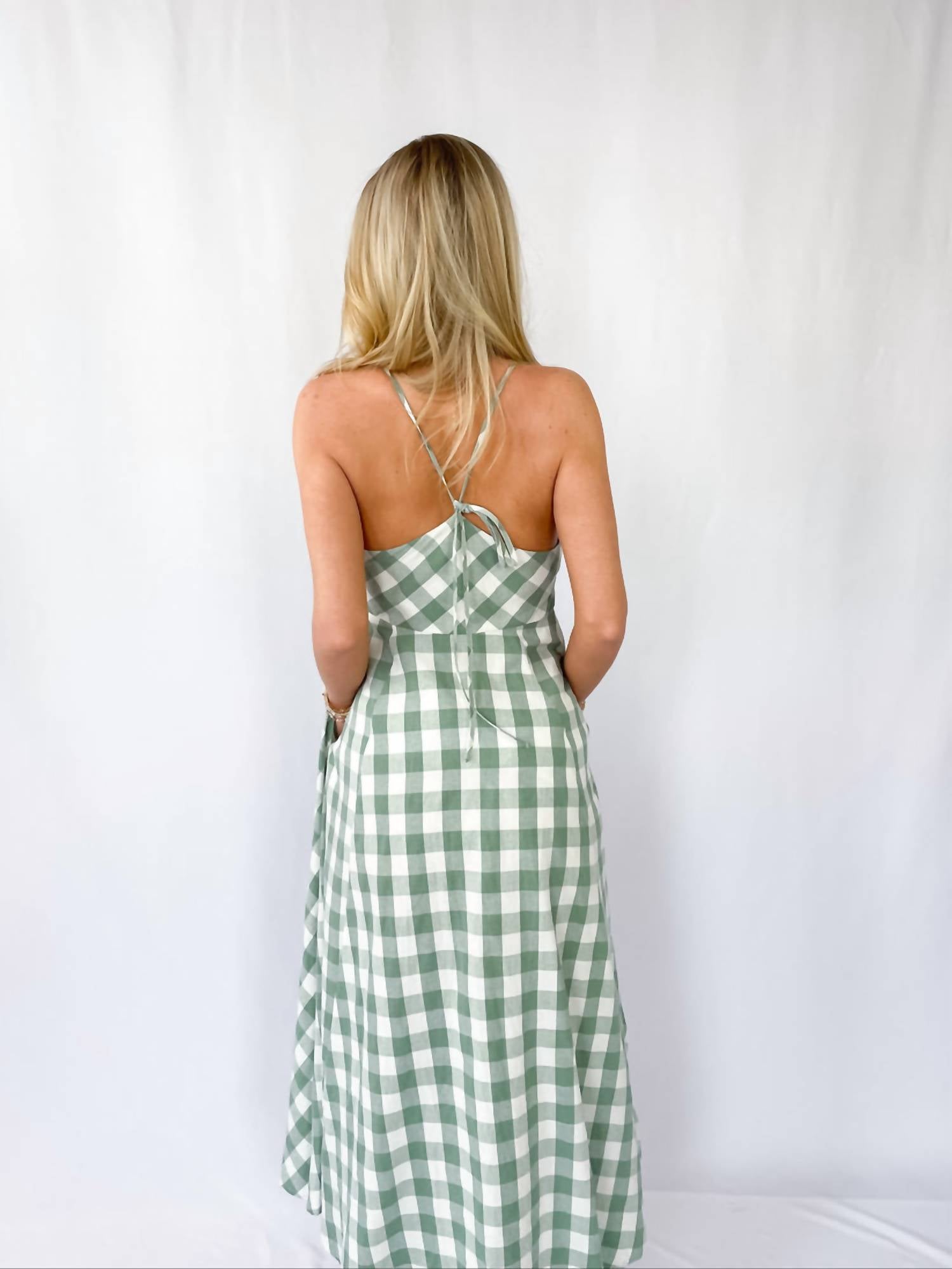 Mustard Seed - Gingham Cami Dress