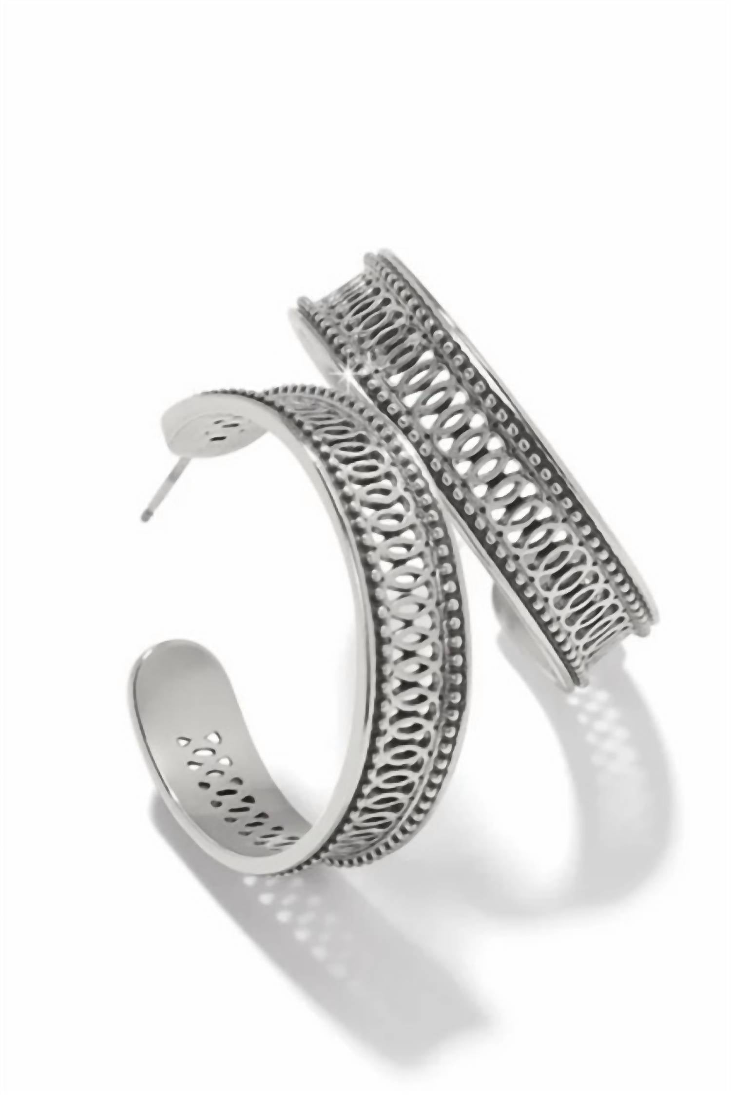 Brighton - Women's Ferrara Siena Large Hoop Earrings