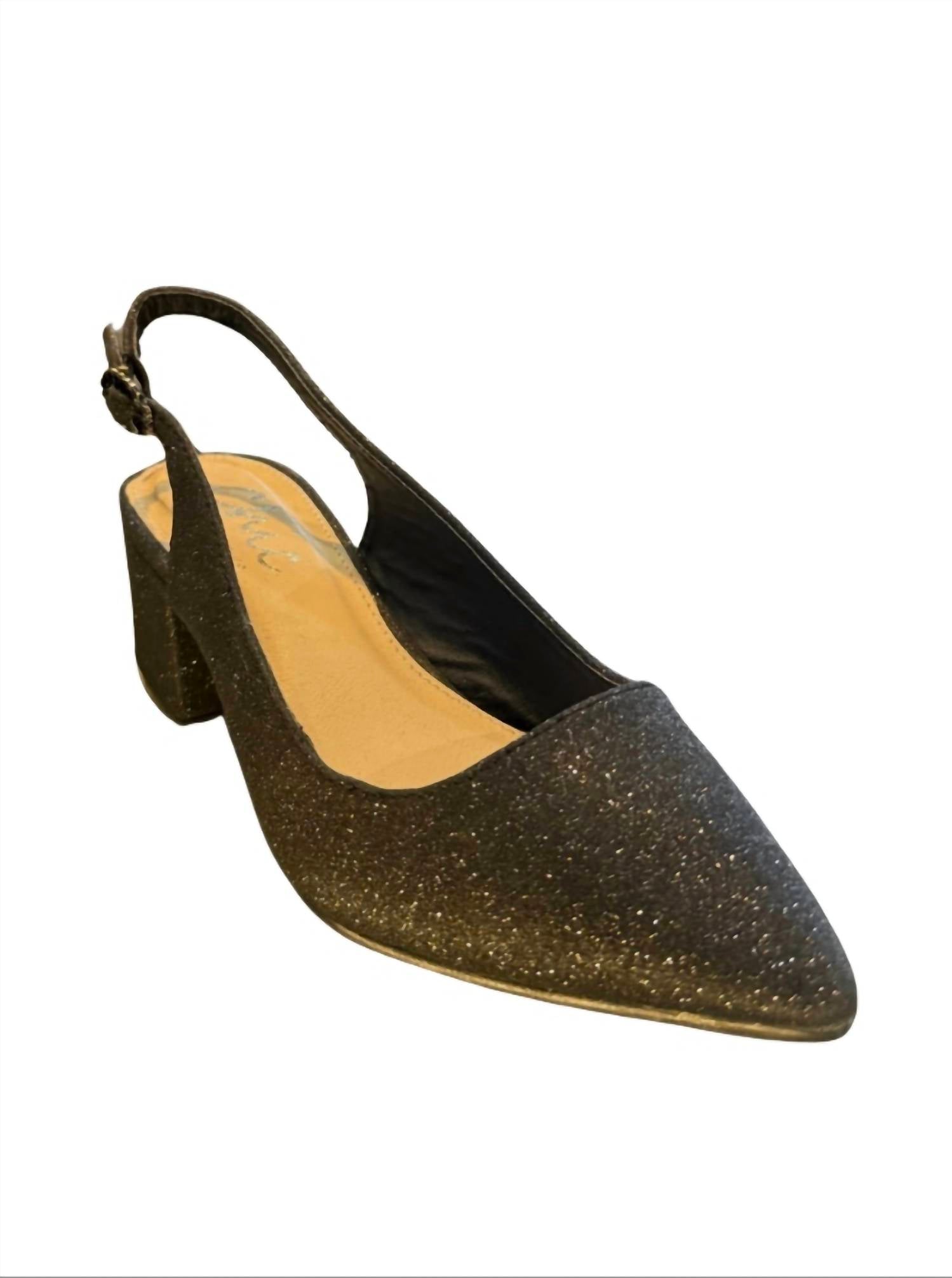 Nina - Women's Sugar glitter closed toe block heel