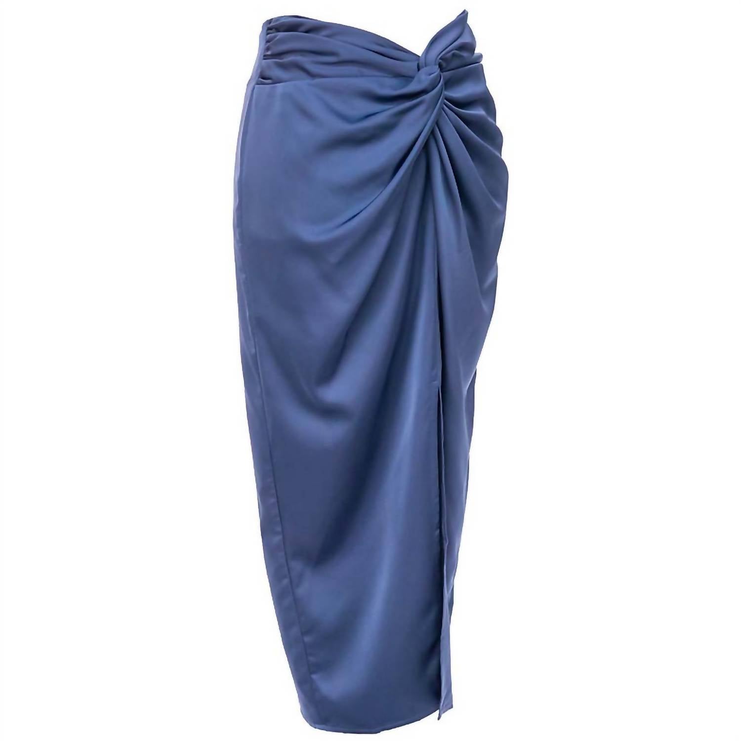 Fate - Twist Waist Midi Skirt