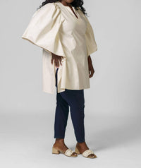 Psophia - Mini Swing V- Neck Tunic - Plus