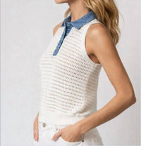 Central Park West - Coen Denim Collar Polo
