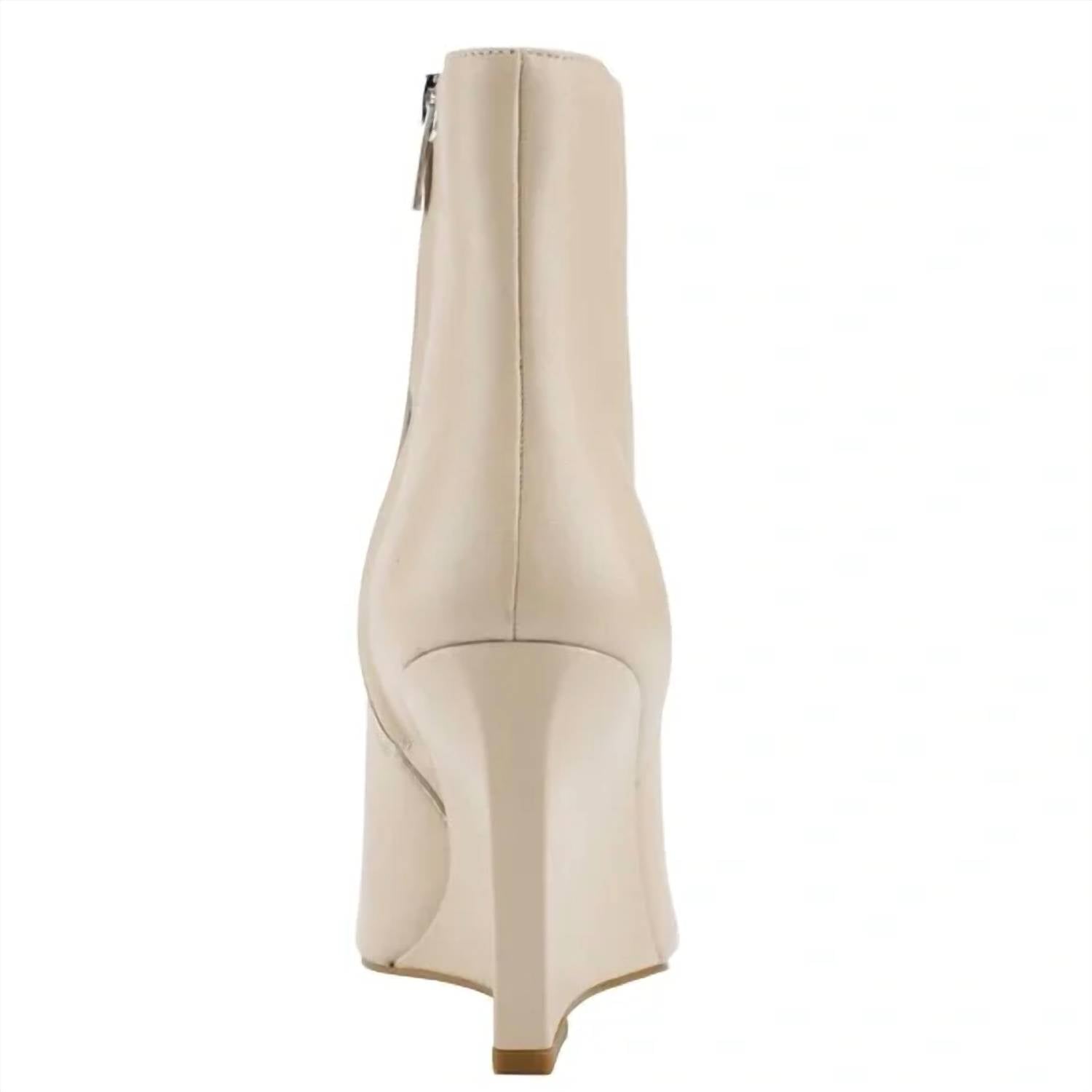 Marc Fisher - Women's Wedge Leather Ankle Boots