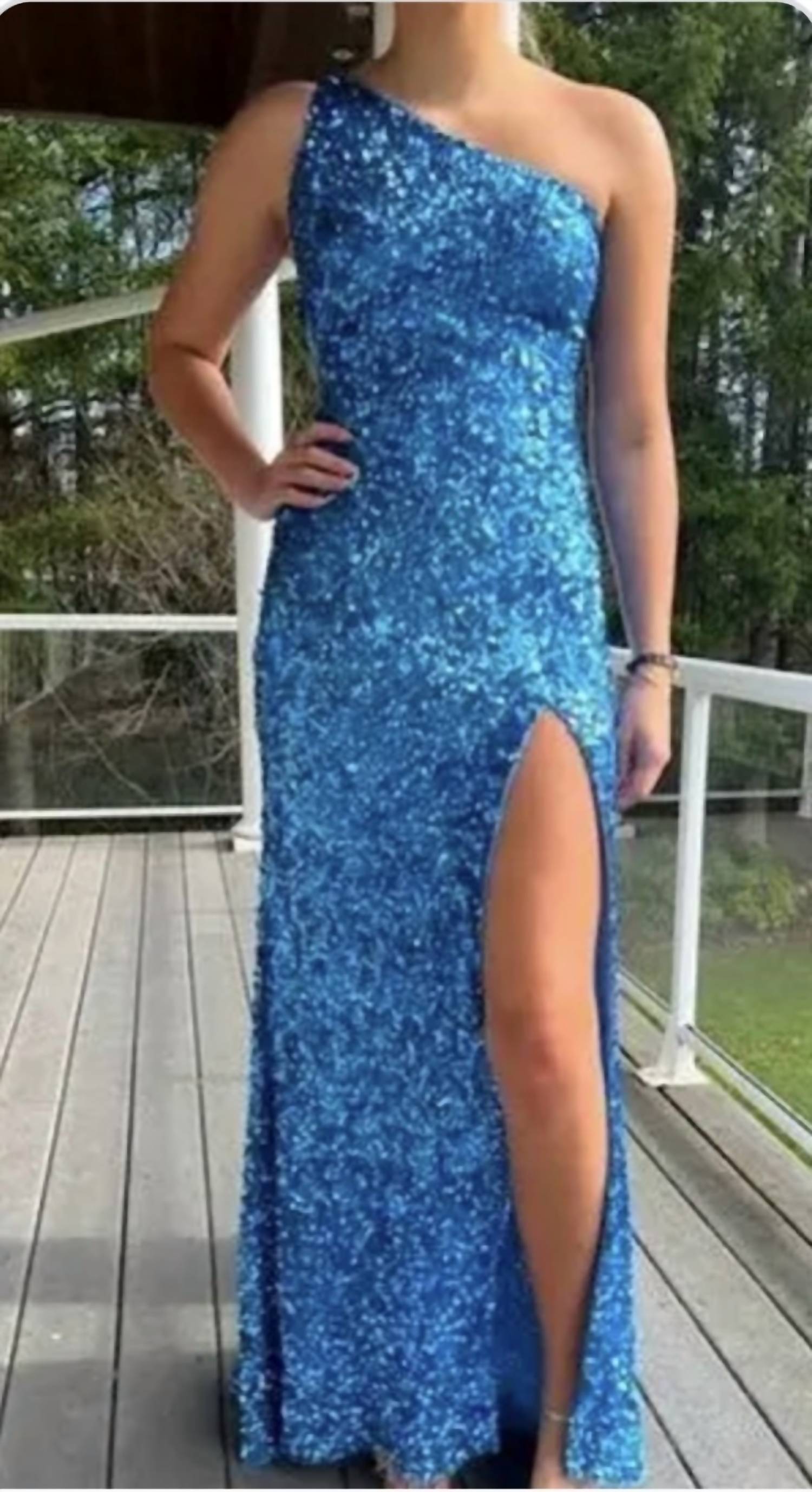 Sherri Hill - Sequin Backless Designer Formal Dress