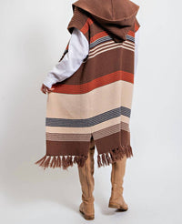 Easel - Knitted Sweater Kimono