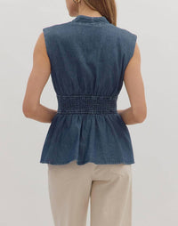 Entro - Zip Up Blouse