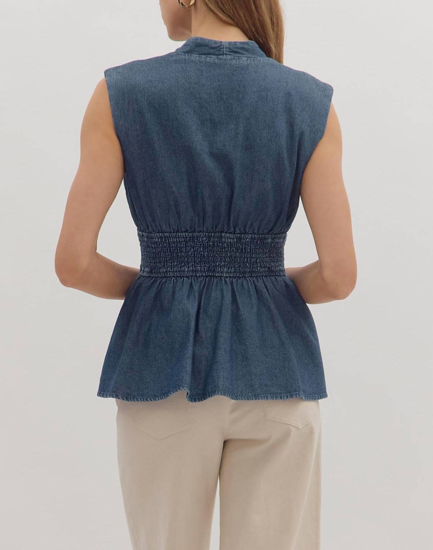 Entro - Zip Up Blouse