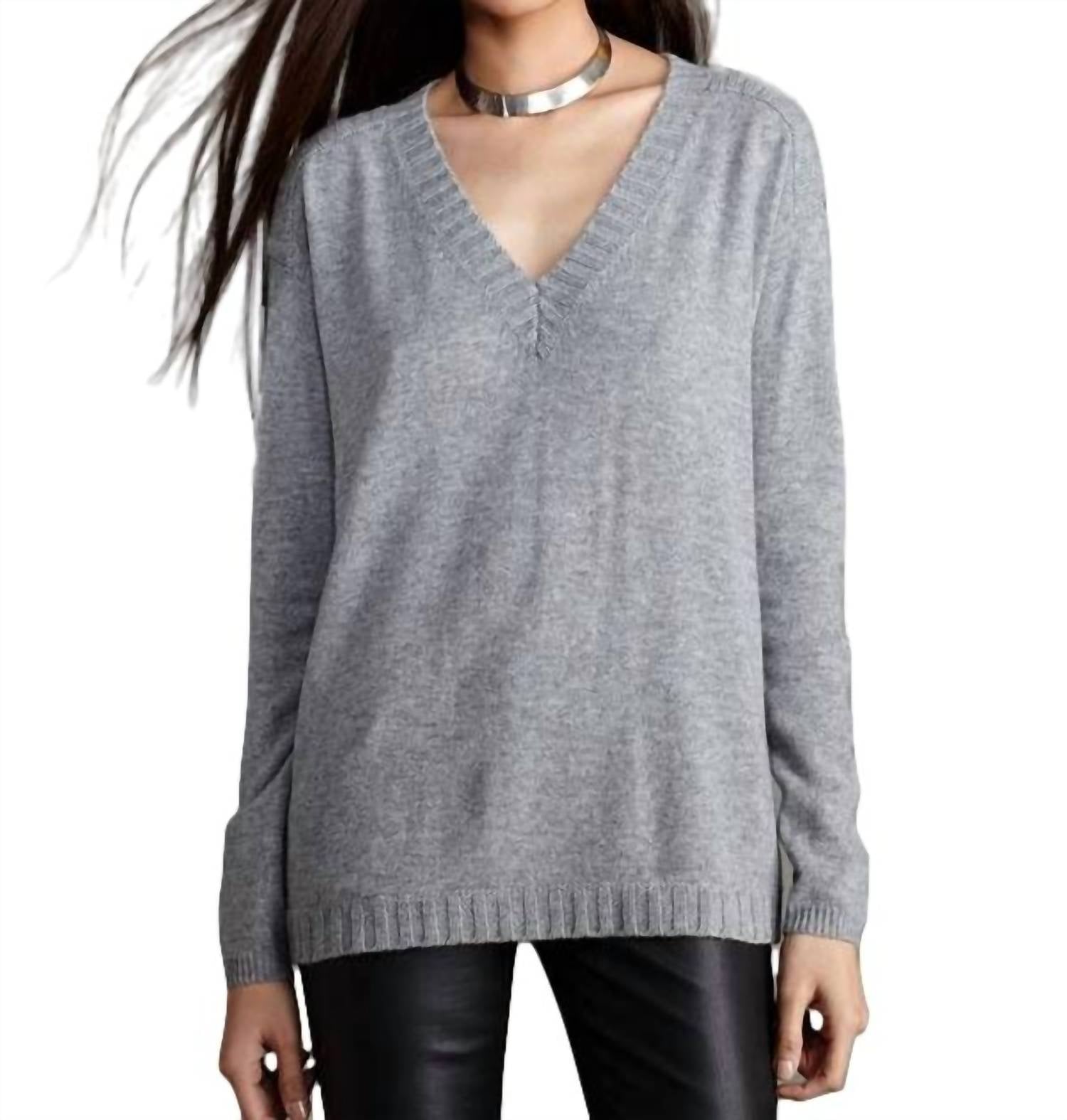 Label+Thread - Luxe T-Back Vee Sweater