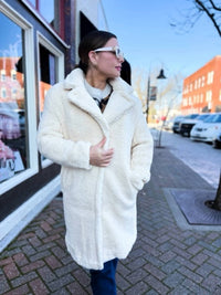 Love Tree - Faux Fur Trench Coat