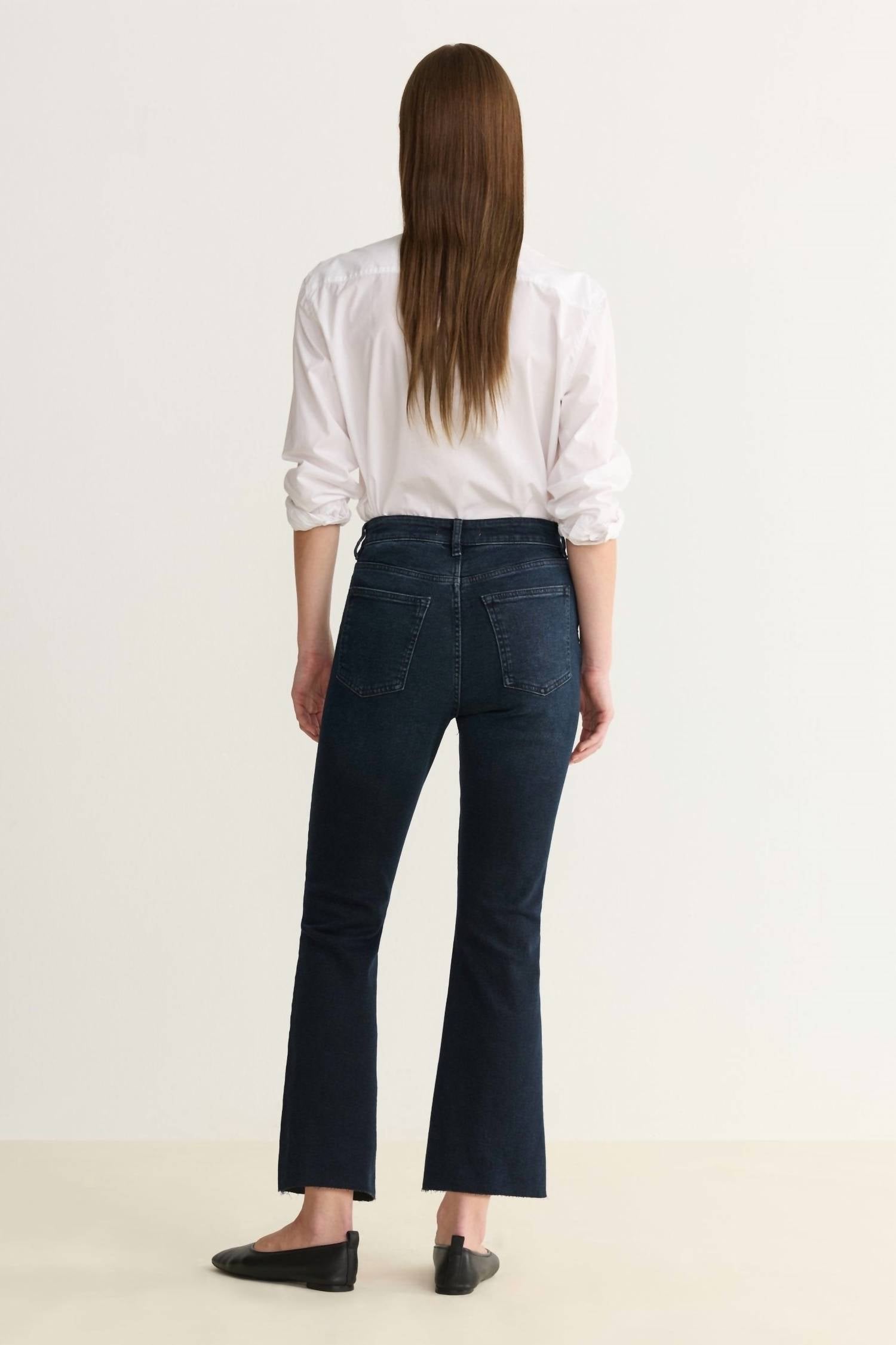 Warp + Weft - Nao Cropped Bootcut Jeans