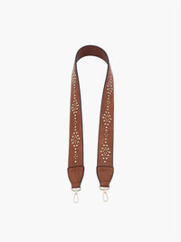 Jen & Co. Women's Studded Guitar Strap in brown - women's item