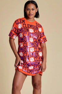 Stewart Simmons - Sequin Repeat T-shirt Dress