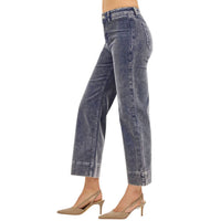 Risen - High Rise Crop Corduroy Pants