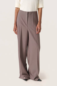 Soaked In Luxury - Corinne High-waisted Wide Legs Trousers