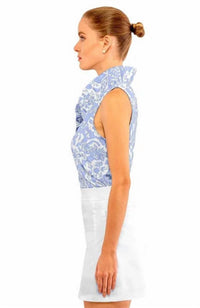 Gretchen Scott - RUFFNECK SLEEVELESS TOP
