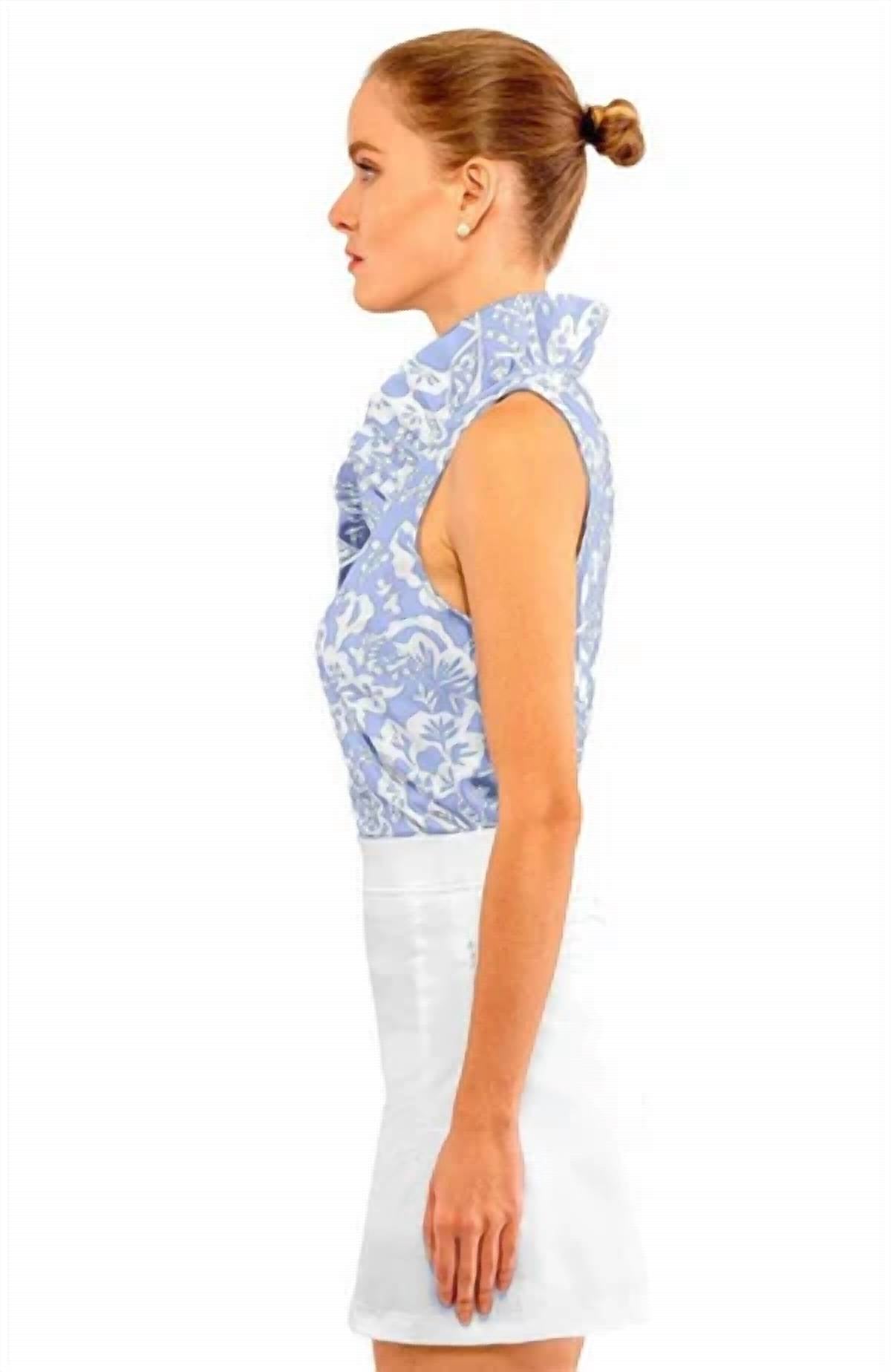Gretchen Scott - RUFFNECK SLEEVELESS TOP