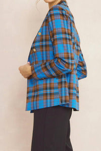 Entro - Val Plaid Blazer