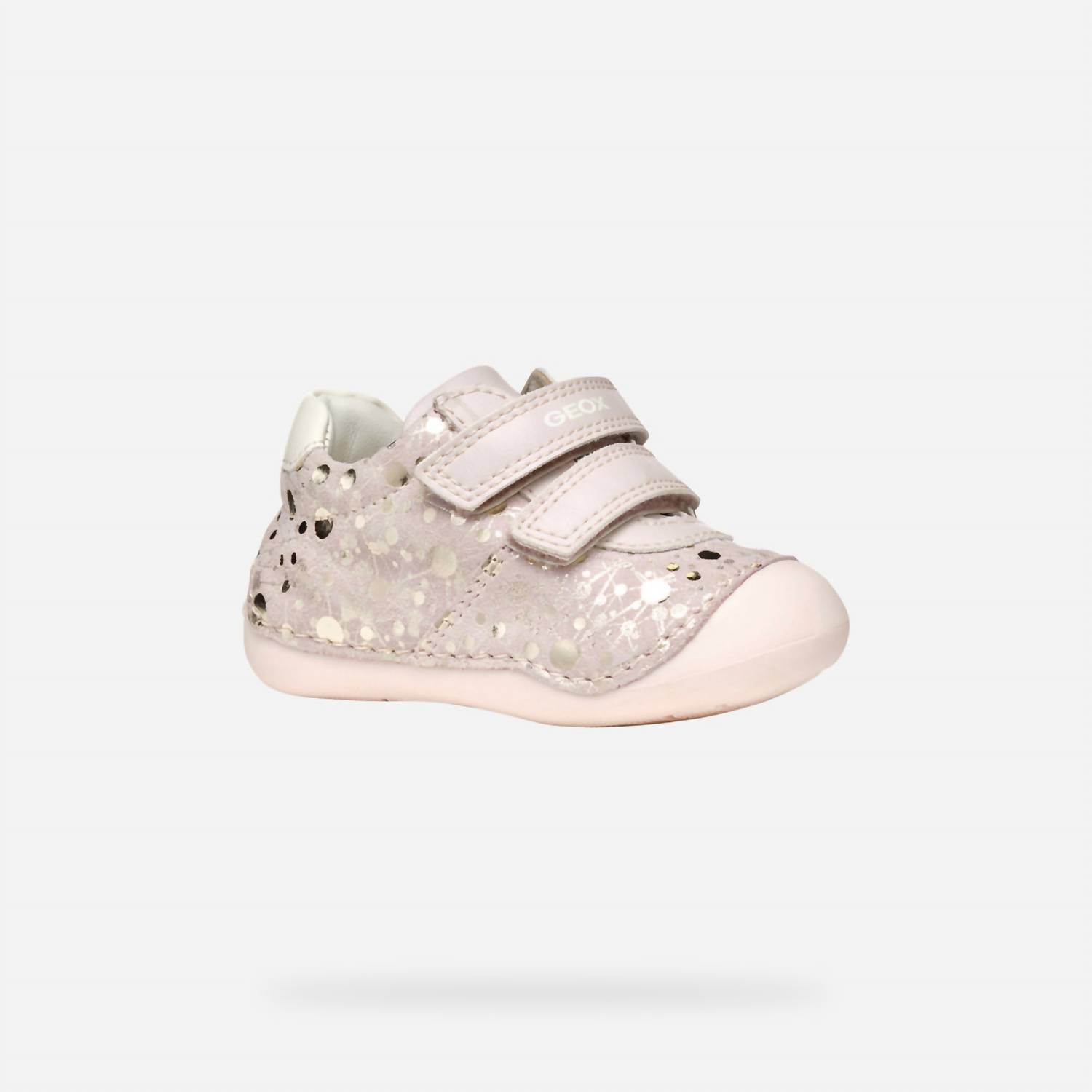 GEOX Girls Tutim Sneakers in rose off white - kids' sneaker