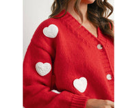 Buttermelon - Georgie Cropped V-neck Cardigan
