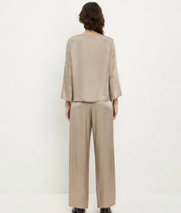 Michael Stars - Rachelle Satin Wide Boatneck Top