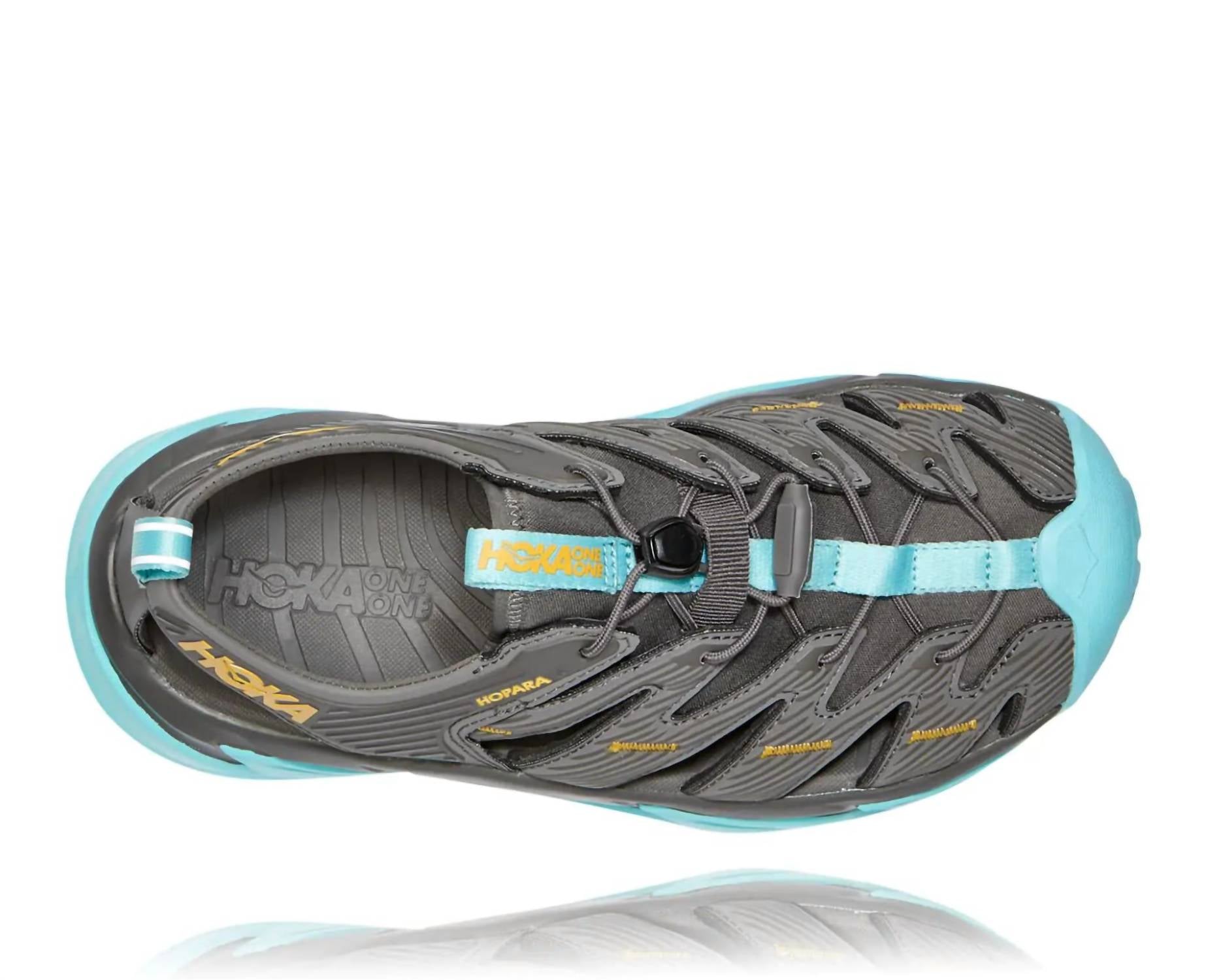Hoka Women's Hopara Hiking Shoes in dark gull grey antigua sand - women's shoe - view 5