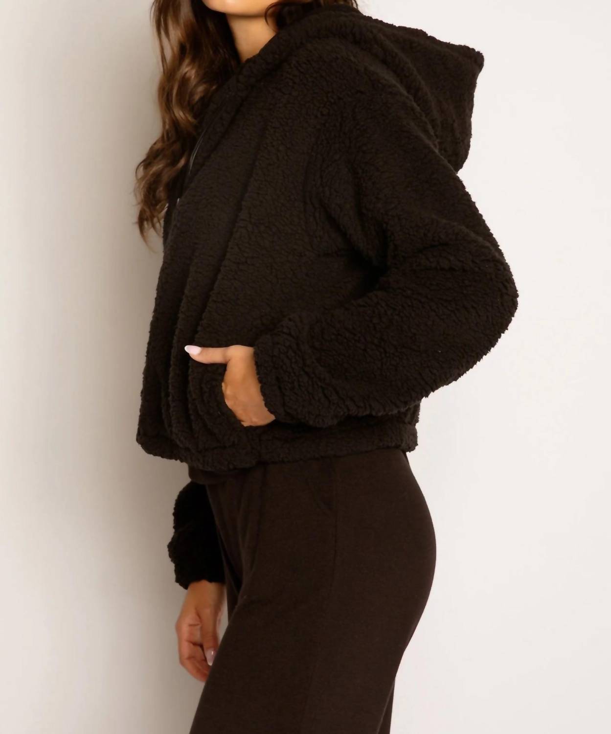 Pj Salvage - Let's Get Cozy Hooded Zip-up Jacket