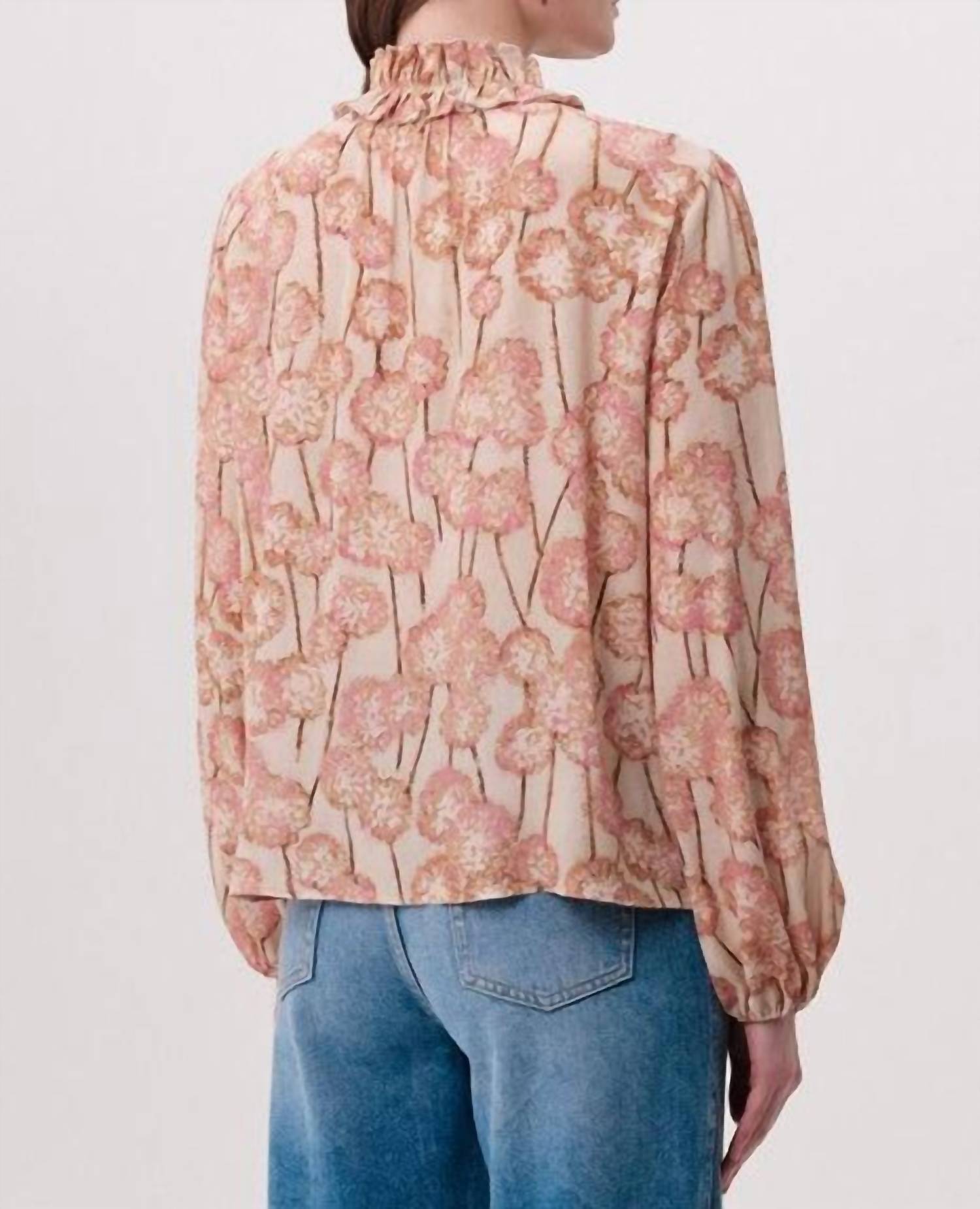 EXQUISE Paulaina Blouse in multi - women's blouse - alternate view
