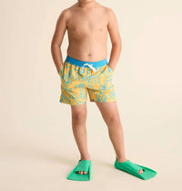 Chubbies - Boys Floral Explorers Classic Swim Trunk - Shorter