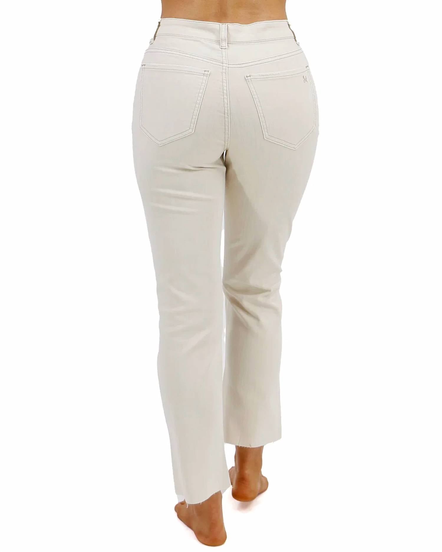 Grace And Lace - Mel's Favorite Straight Leg Cropped Denim Jeans