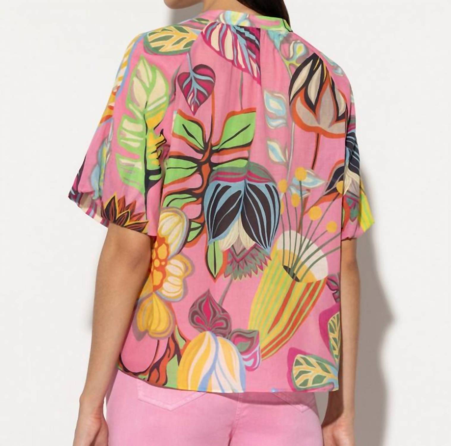 Luisa Cerano - Caribbean Print Blouse